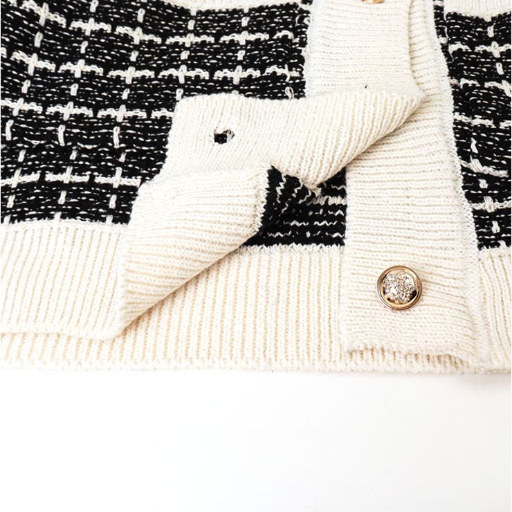 ツイードニット カーディガン | BACKYARD FAMILY | 詳細画像14 