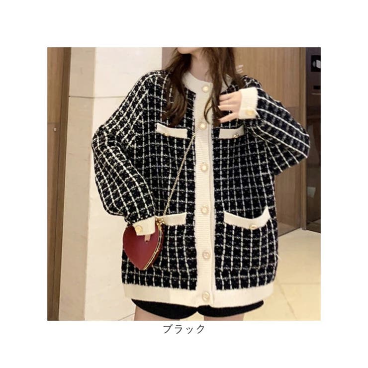 ツイードニット カーディガン | BACKYARD FAMILY | 詳細画像19 