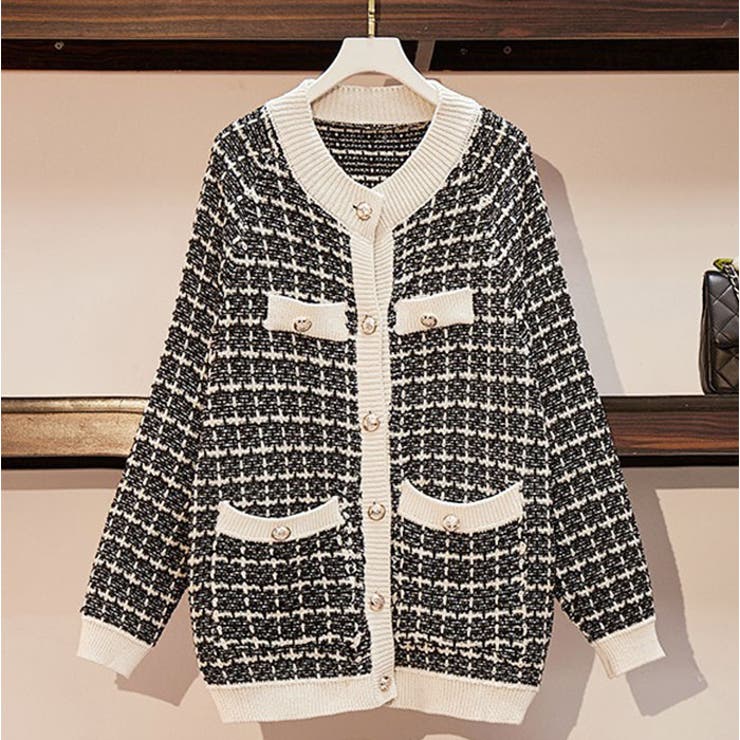 ツイードニット カーディガン | BACKYARD FAMILY | 詳細画像9 