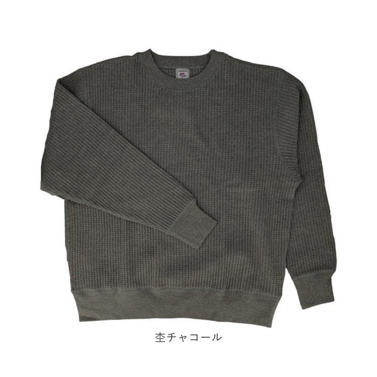 JEMORGAN ビッグワッフル BIGSIZEクルーネックL S | BACKYARD FAMILY | 詳細画像13 