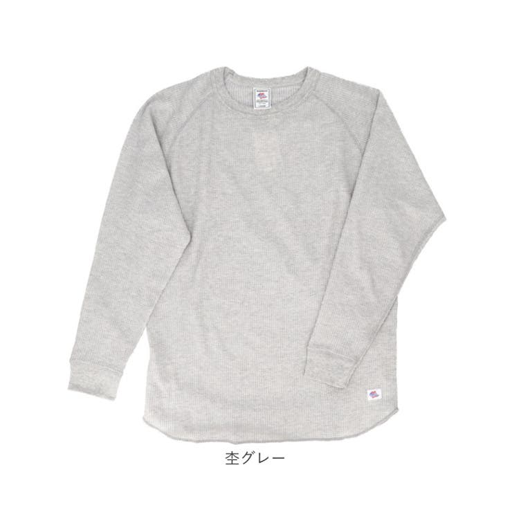 JEMORGAN CVCワッフル ラグラン裾ラウンドL S-T | BACKYARD FAMILY | 詳細画像12 