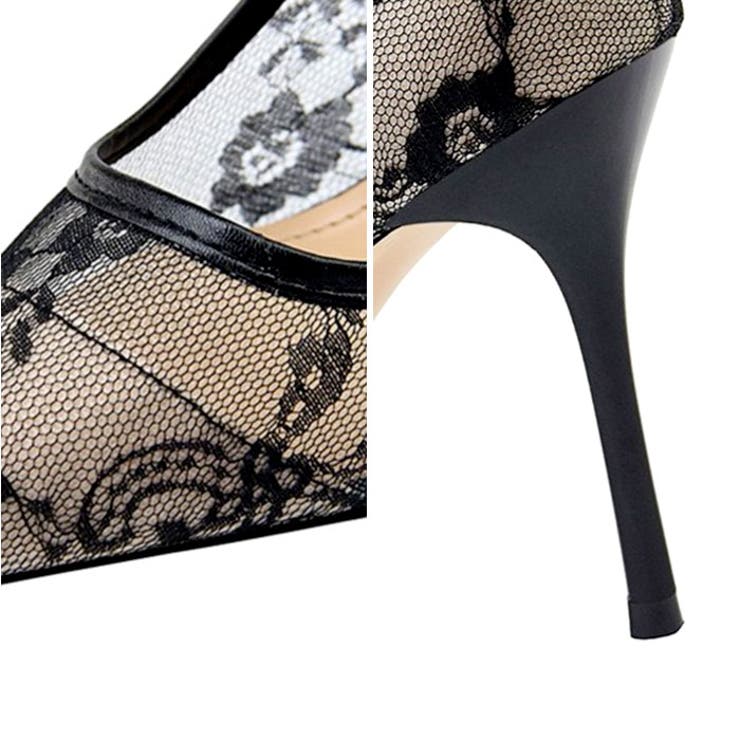 レース メッシュ パンプス | BACKYARD FAMILY | 詳細画像17 