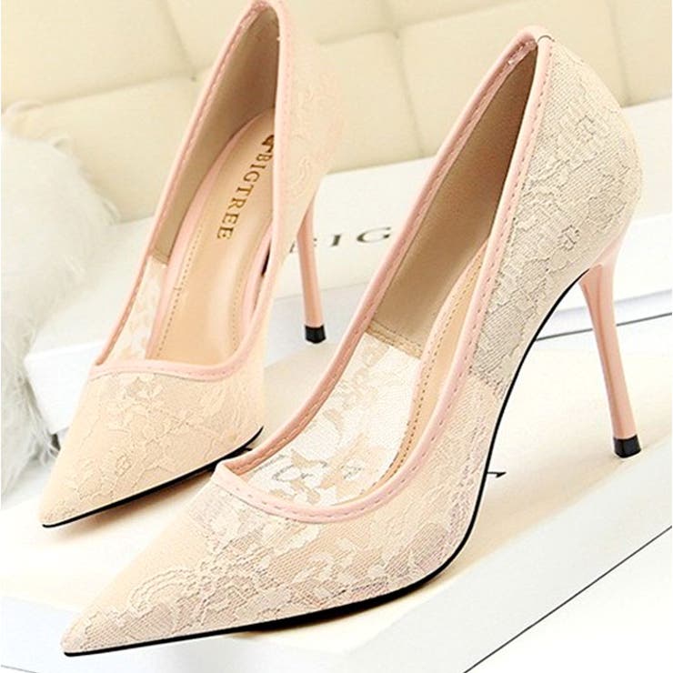 レース メッシュ パンプス | BACKYARD FAMILY | 詳細画像8 