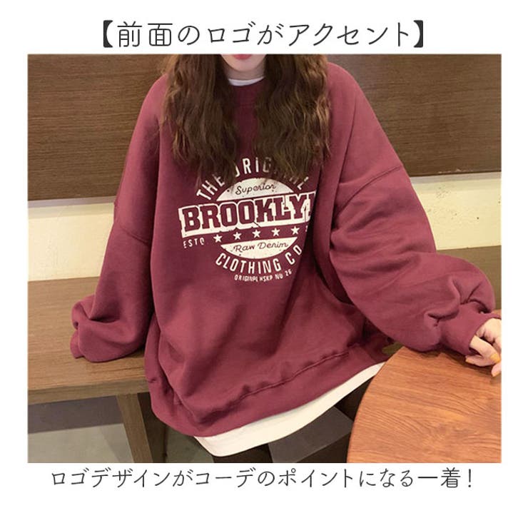 スウェット トレーナー レディース  長袖 薄手 | BACKYARD FAMILY | 詳細画像3 