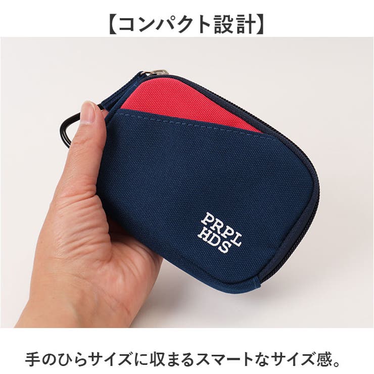 ポリエステル配色ポーチ型ミニウォレット | BACKYARD FAMILY | 詳細画像3 