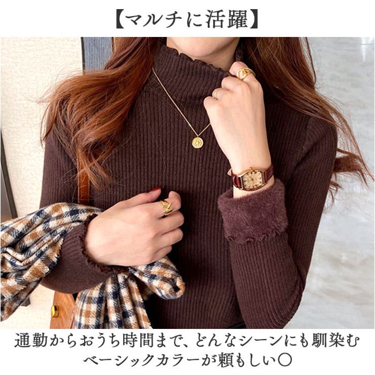 あったか裏起毛 ハイネック | BACKYARD FAMILY | 詳細画像6 