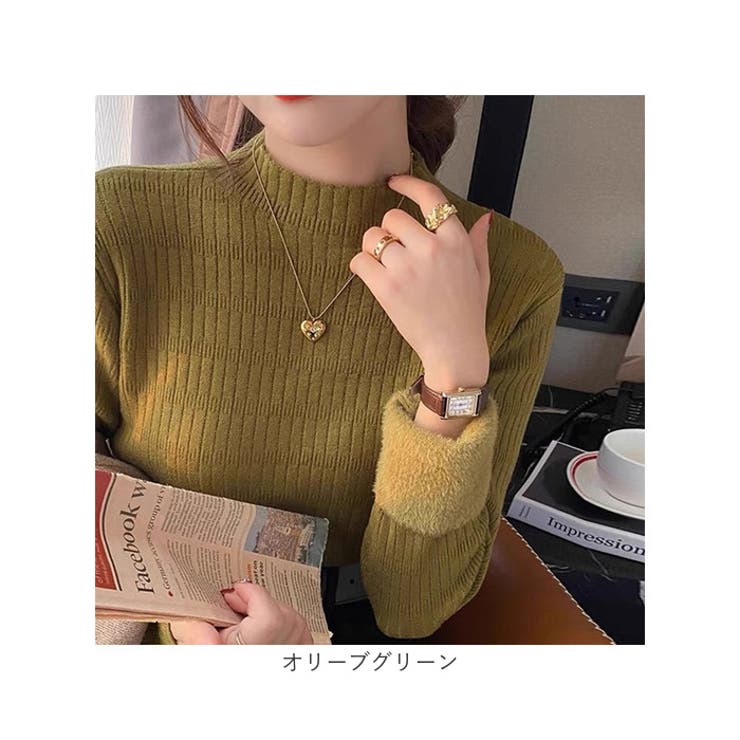 あったか裏起毛 ハイネック | BACKYARD FAMILY | 詳細画像14 