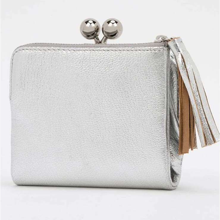 perche ペルケ マルチスタッズ がま口2つ折りウォレット[品番