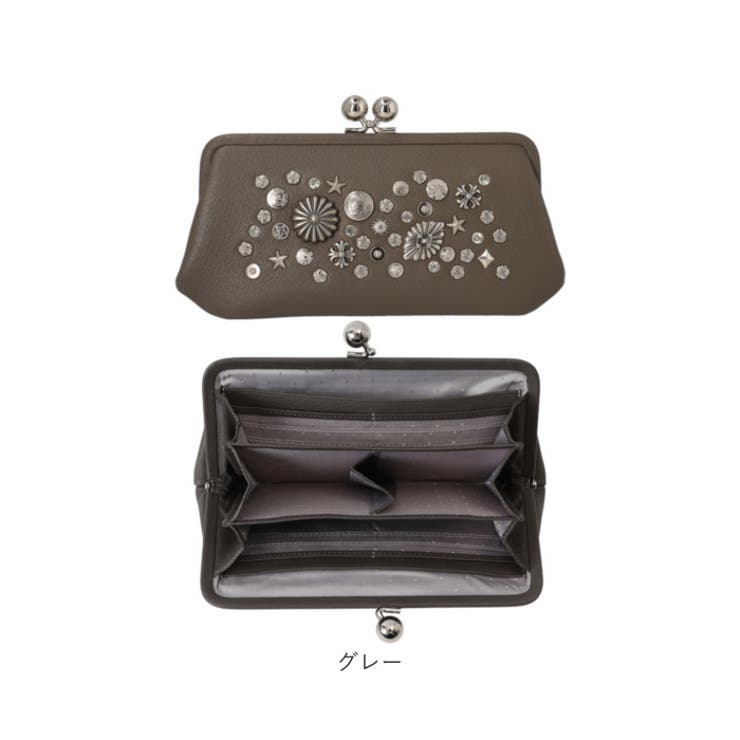 perche ペルケ マルチスタッズ がま口 ロングウォレット | BACKYARD FAMILY | 詳細画像13 