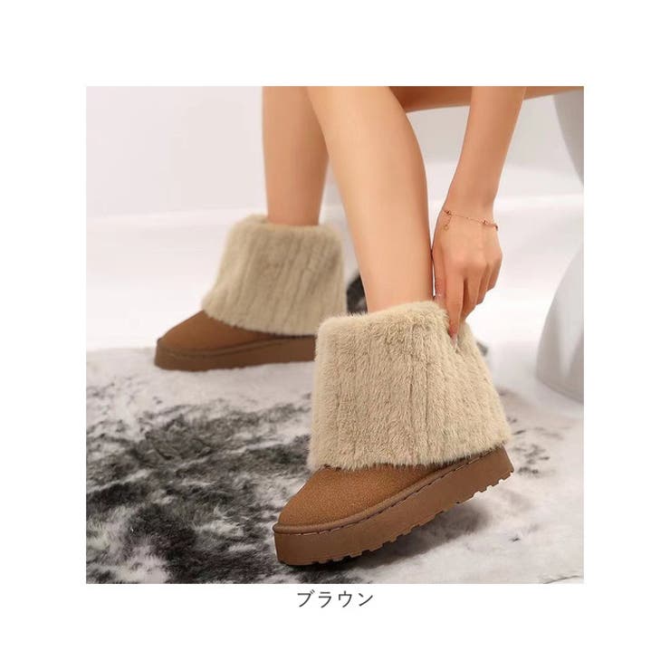 ふわっと暖かいムートンブーツ シューズ | BACKYARD FAMILY | 詳細画像13 