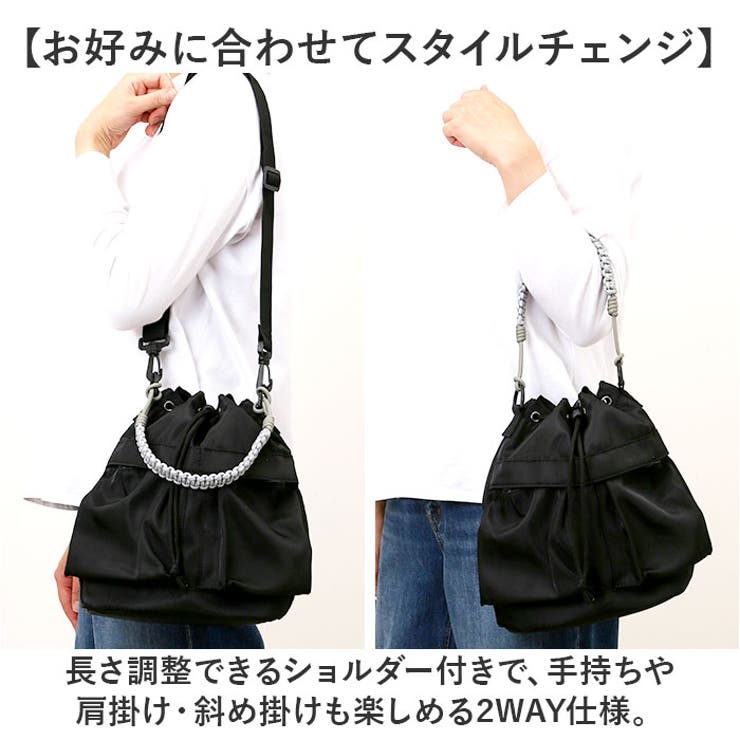 パラコードハンドル巾着ショルダー | BACKYARD FAMILY | 詳細画像5 