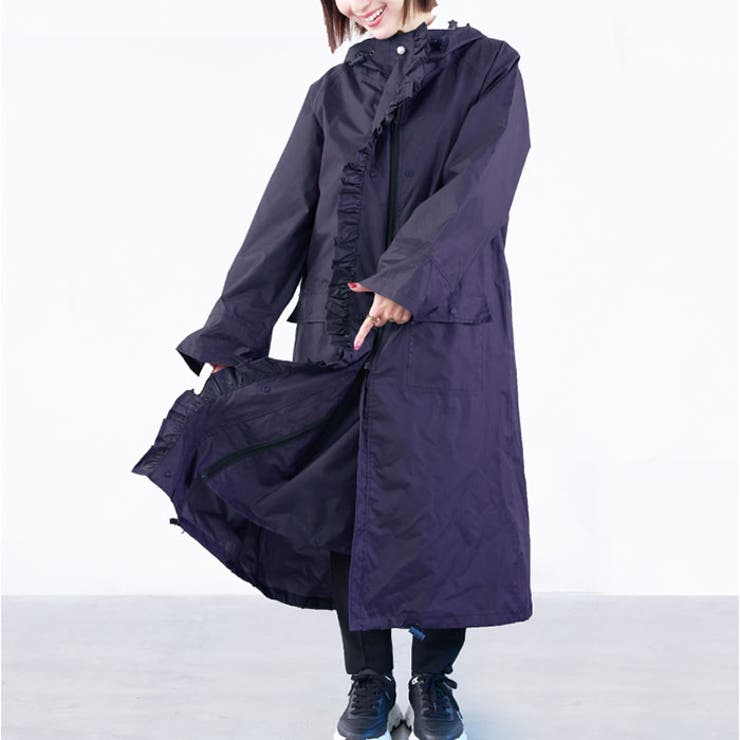 Saaya Mizuno pink trick レインウエア ロングタイプ | BACKYARD FAMILY | 詳細画像3 