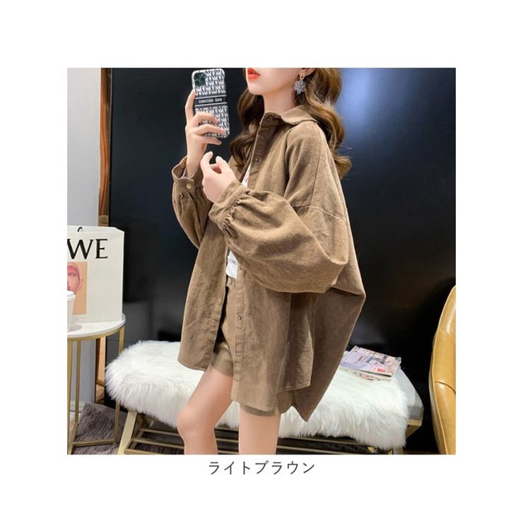 コーデュロイブラウス トップス オーバーサイズ | BACKYARD FAMILY | 詳細画像19 