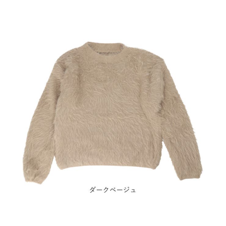 シャギーニット トップス ふわふわ | BACKYARD FAMILY | 詳細画像13 