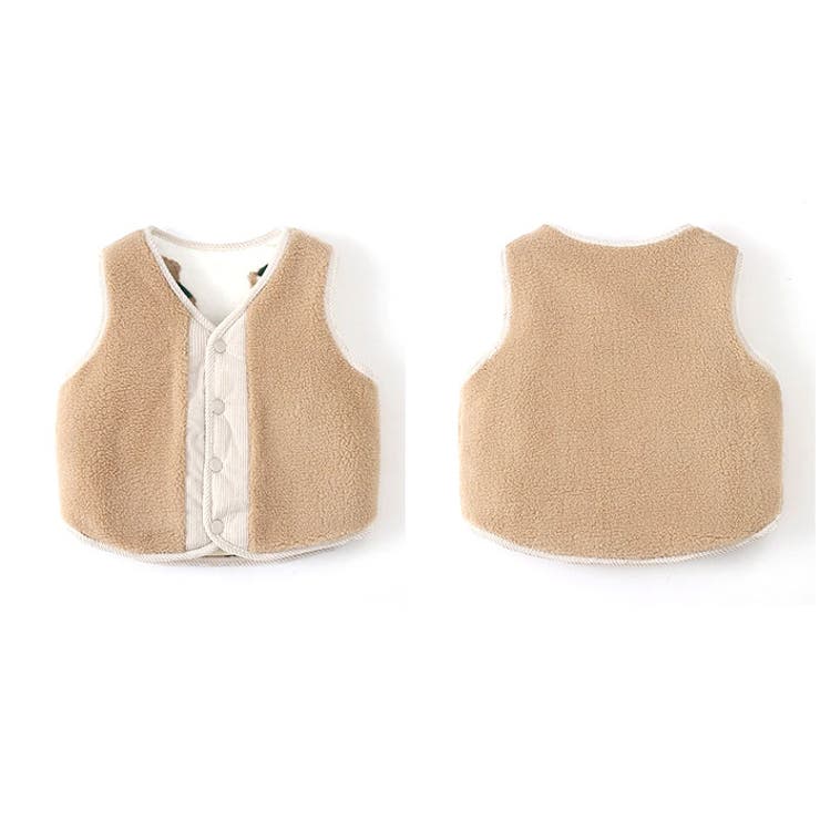 リバーシブルベスト キッズ もこもこ 防寒 | BACKYARD FAMILY | 詳細画像12 