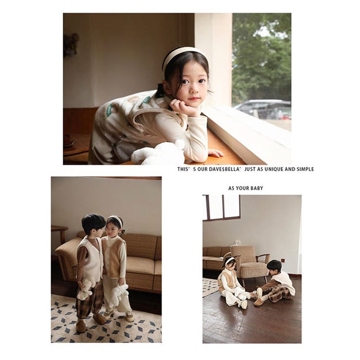 リバーシブルベスト キッズ もこもこ 防寒 | BACKYARD FAMILY | 詳細画像3 