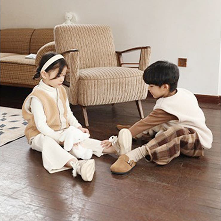 リバーシブルベスト キッズ もこもこ 防寒 | BACKYARD FAMILY | 詳細画像6 