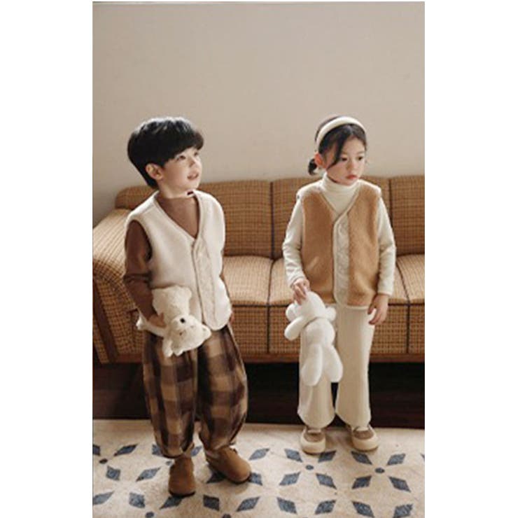 リバーシブルベスト キッズ もこもこ 防寒 | BACKYARD FAMILY | 詳細画像7 