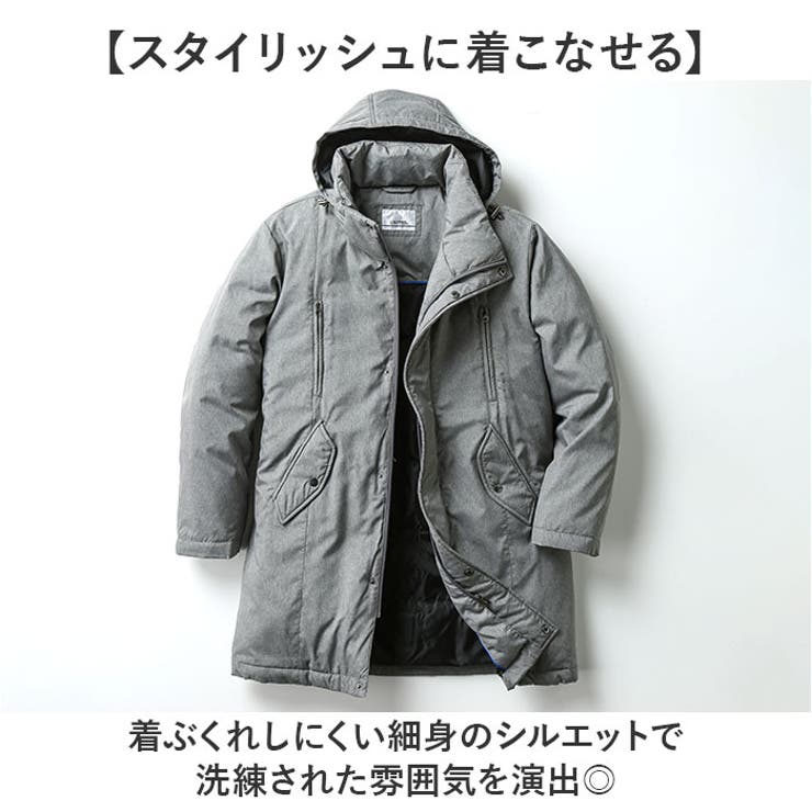 フード付き撥水ロングダウンコート | BACKYARD FAMILY | 詳細画像3 