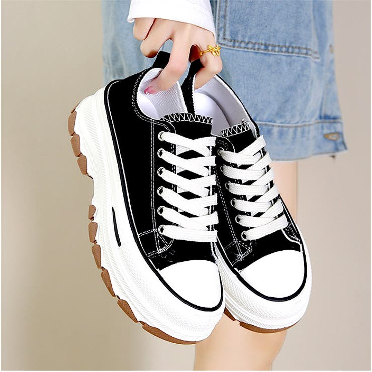 厚底スニーカー キャンバスシューズ カジュアル | BACKYARD FAMILY | 詳細画像7 