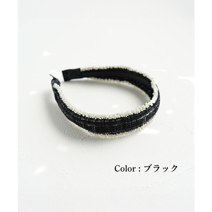 Rora モア ツイード カチューシャ | BACKYARD FAMILY | 詳細画像11 