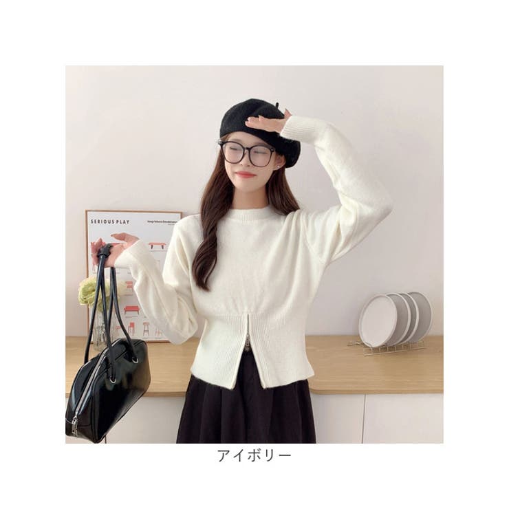 ニット セーター レディース ハーフジップ | BACKYARD FAMILY | 詳細画像15 