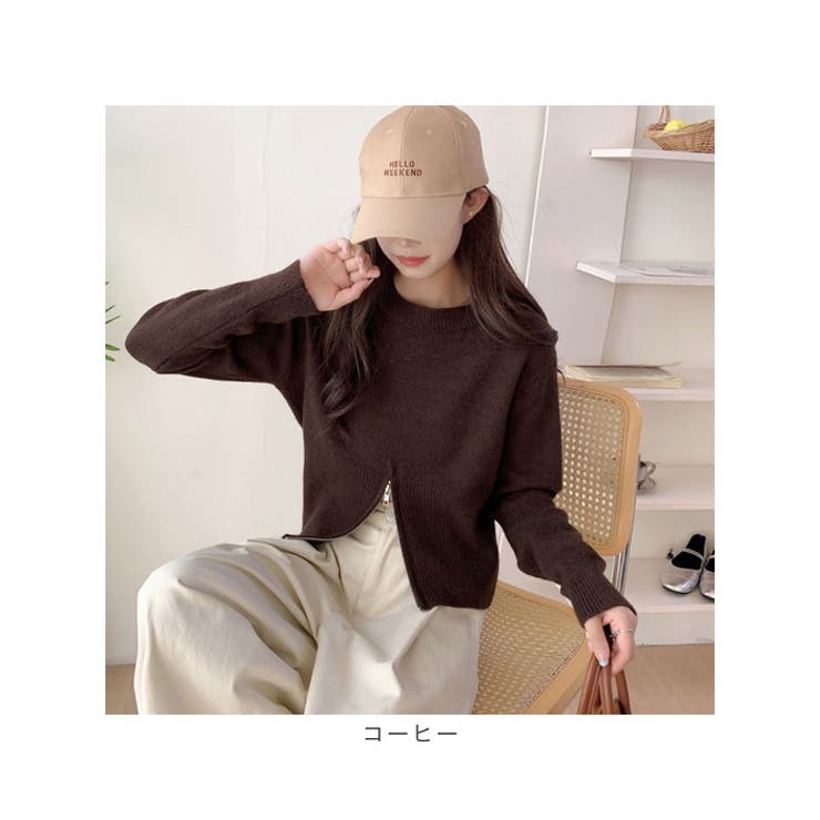 ニット セーター レディース ハーフジップ | BACKYARD FAMILY | 詳細画像16 