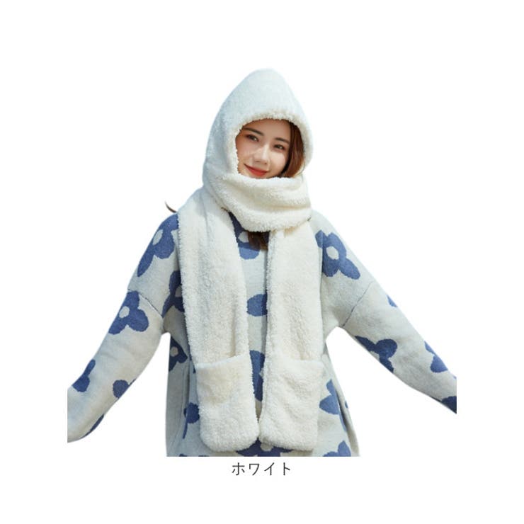 フード付きマフラー 一体型手袋 ポケット | BACKYARD FAMILY | 詳細画像16 