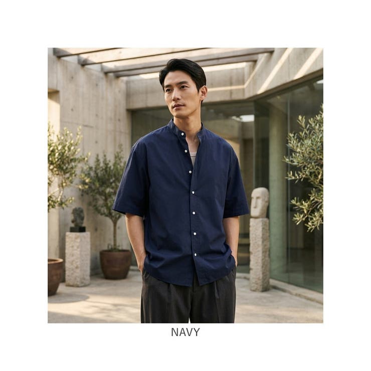 HOUSTON OX SS BAND COLLAR SHIRT | BACKYARD FAMILY | 詳細画像10 