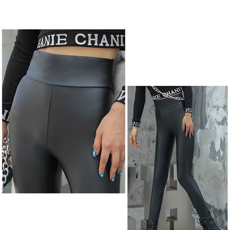 美脚 パンツ レギンス フェイクレザー | BACKYARD FAMILY | 詳細画像11 