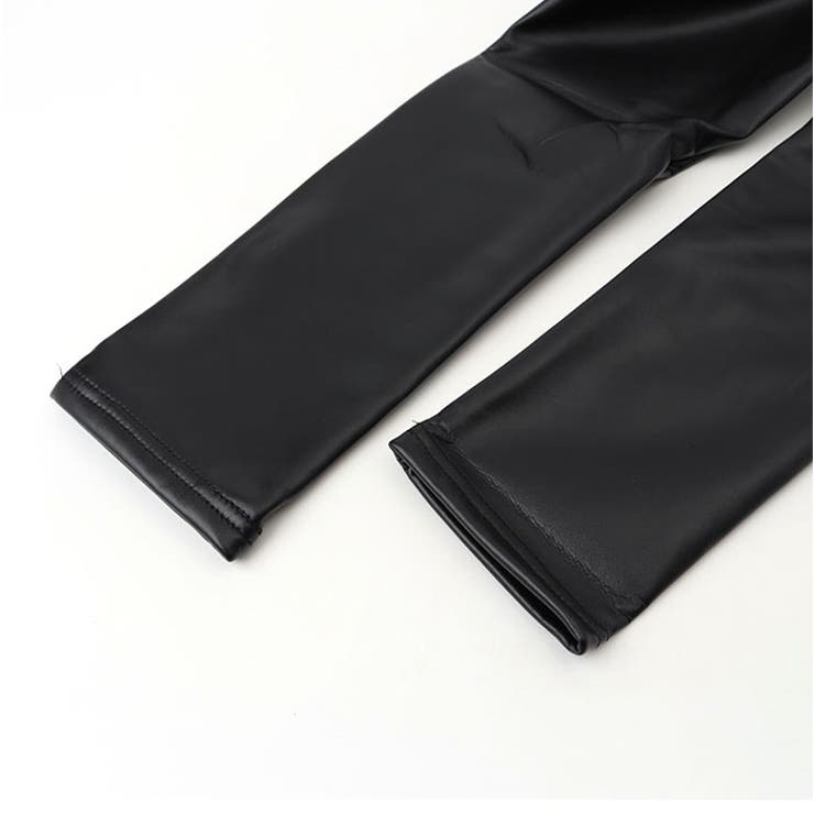 美脚 パンツ レギンス フェイクレザー | BACKYARD FAMILY | 詳細画像10 