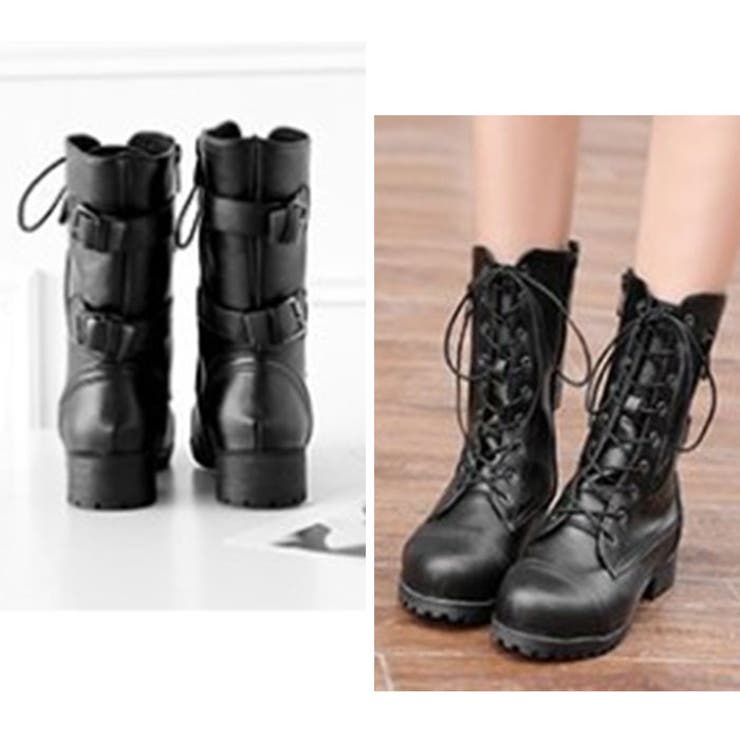 ショートブーツ レディース ブーツ マーティン ローヒール | BACKYARD FAMILY | 詳細画像11 