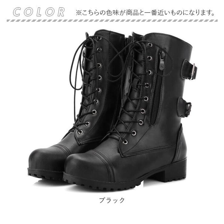 ショートブーツ レディース ブーツ マーティン ローヒール | BACKYARD FAMILY | 詳細画像13 