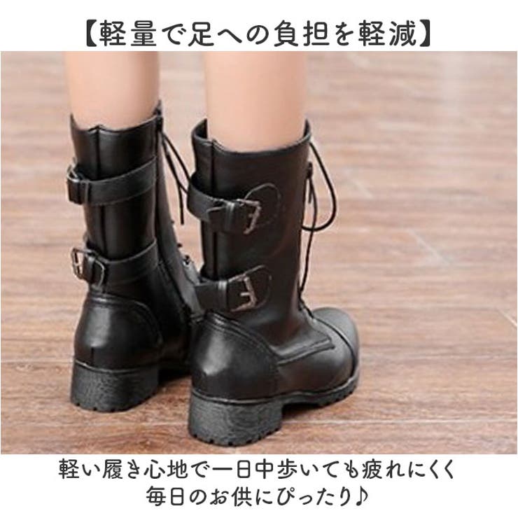 ショートブーツ レディース ブーツ マーティン ローヒール | BACKYARD FAMILY | 詳細画像6 