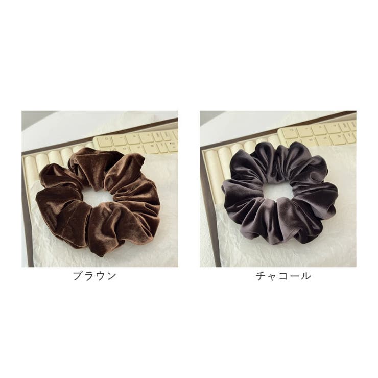シュシュ ヘアゴム 大きめ 光沢 | BACKYARD FAMILY | 詳細画像9 
