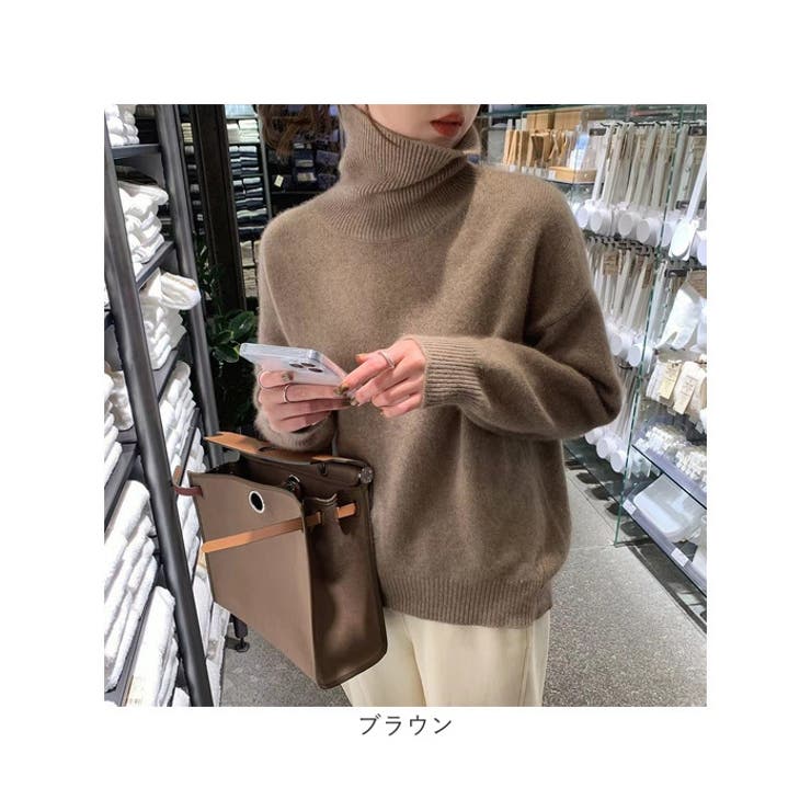 タートルネックニット セーター 秋冬服 | BACKYARD FAMILY | 詳細画像13 