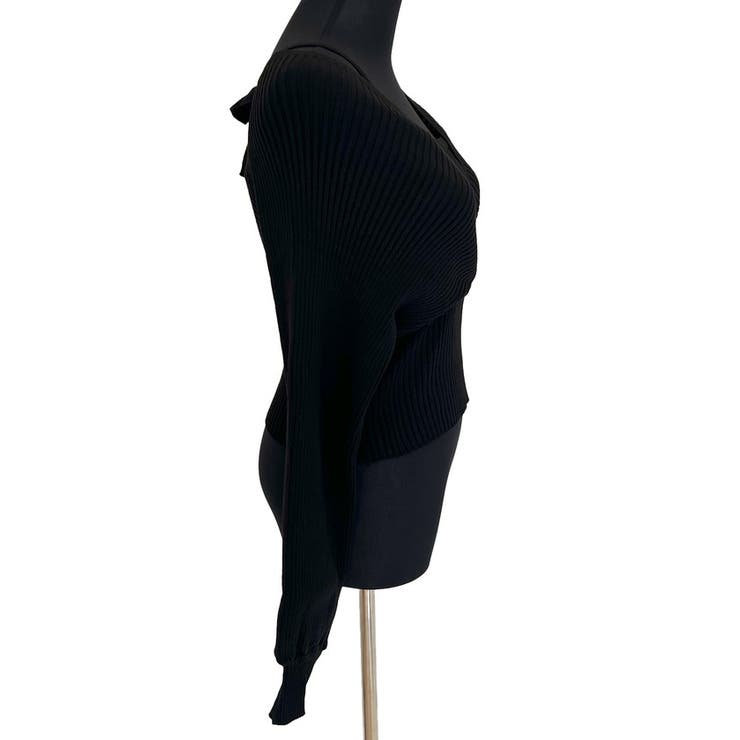 レイヤード風ショート丈長袖ニット | BACKYARD FAMILY | 詳細画像9 