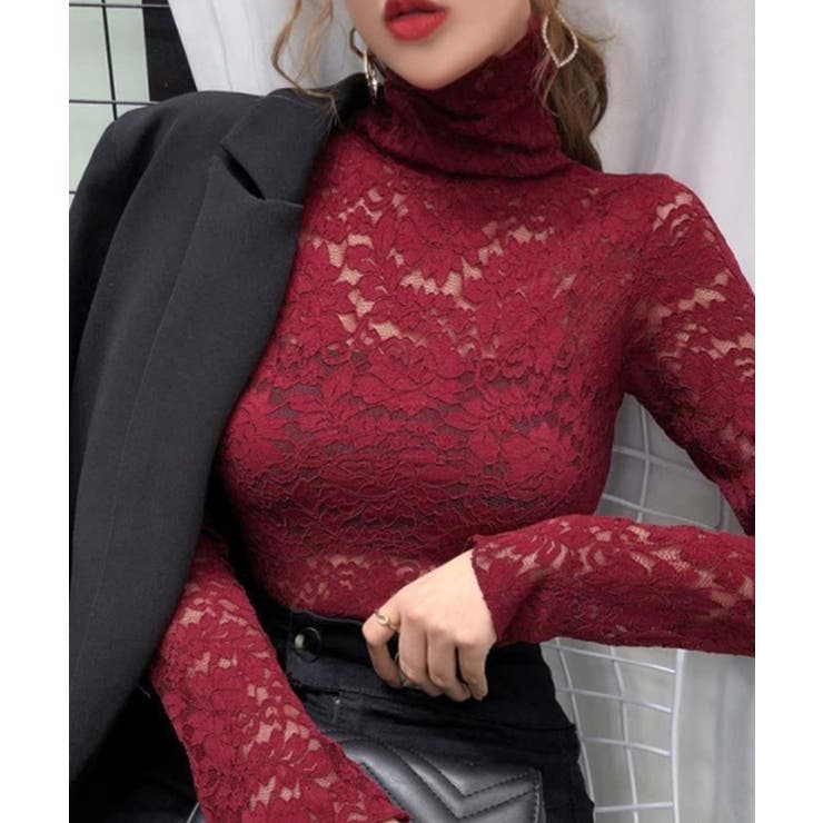 総レース 長袖ブラウス | BACKYARD FAMILY | 詳細画像13 