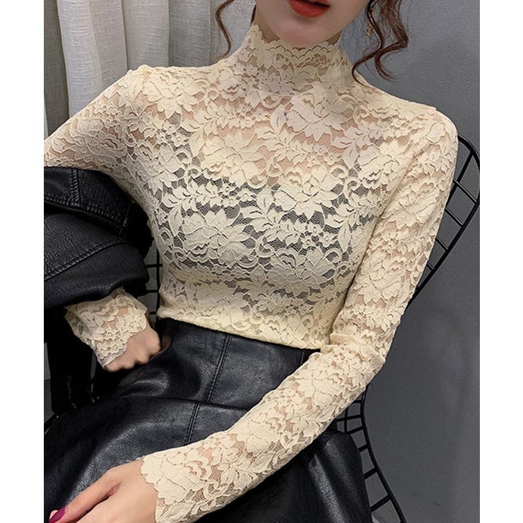 総レース 長袖ブラウス | BACKYARD FAMILY | 詳細画像7 