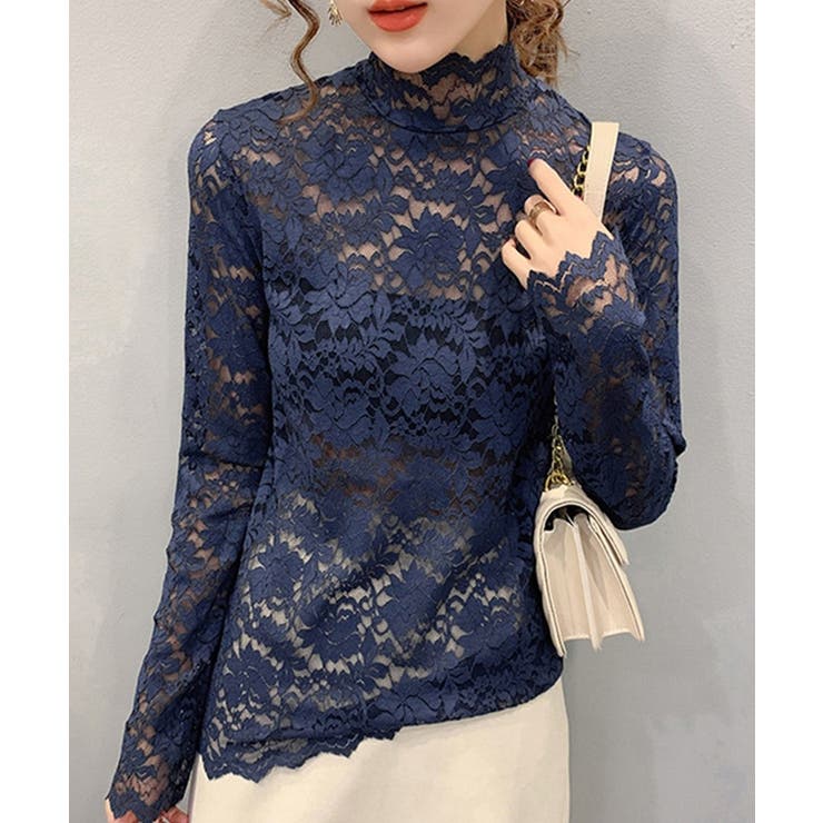 総レース 長袖ブラウス | BACKYARD FAMILY | 詳細画像10 