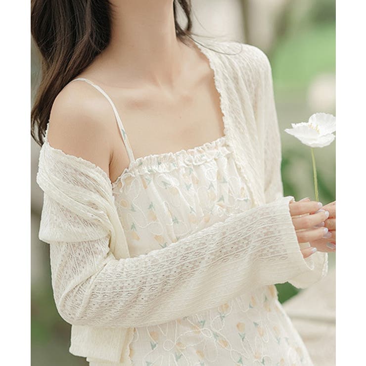 フェミニンレースカーディガン | BACKYARD FAMILY | 詳細画像6 