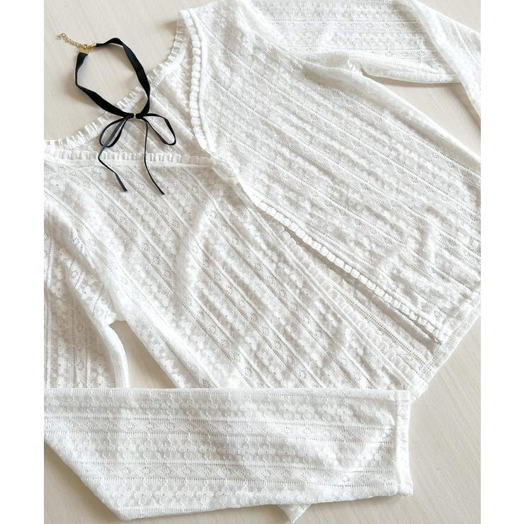 フェミニンレースカーディガン | BACKYARD FAMILY | 詳細画像8 