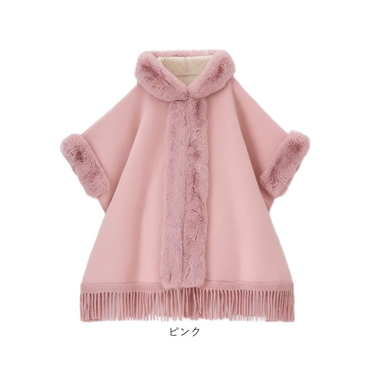 ポンチョ風コート アウター 裏起毛 | BACKYARD FAMILY | 詳細画像13 