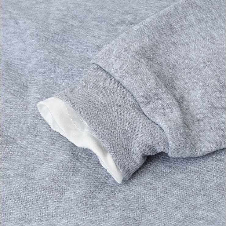 重ね着風トップス ロゴ付き 裏起毛 | BACKYARD FAMILY | 詳細画像12 