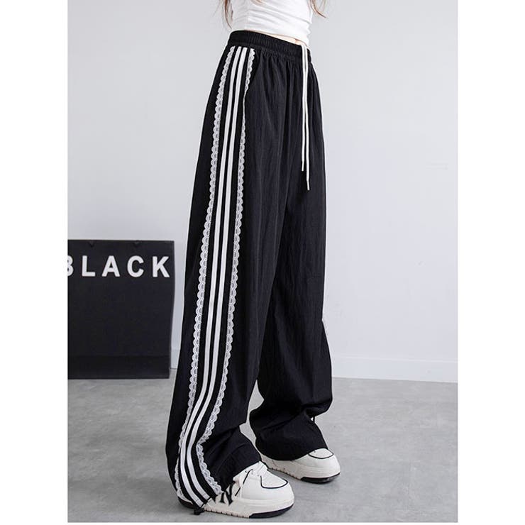 サイドライン トラックパンツ スポーティ | BACKYARD FAMILY | 詳細画像14 