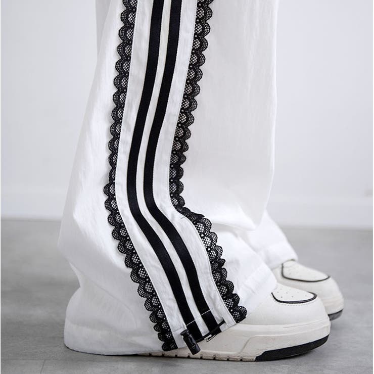 サイドライン トラックパンツ スポーティ | BACKYARD FAMILY | 詳細画像9 