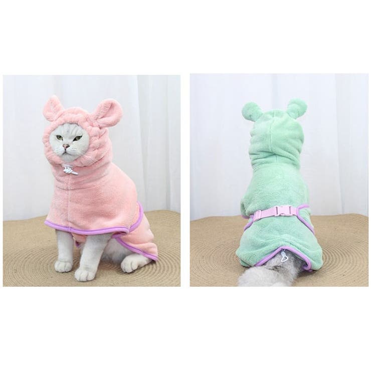 犬用 猫用 ペット バスタオル バスローブ 調整可能 | BACKYARD FAMILY | 詳細画像13 