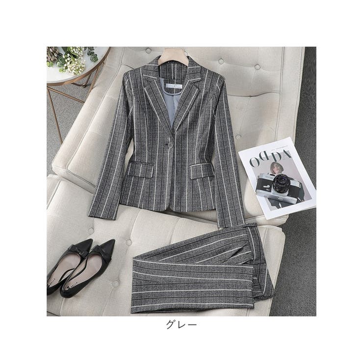 ストライプスーツ２点セット カジュアル | BACKYARD FAMILY | 詳細画像14 