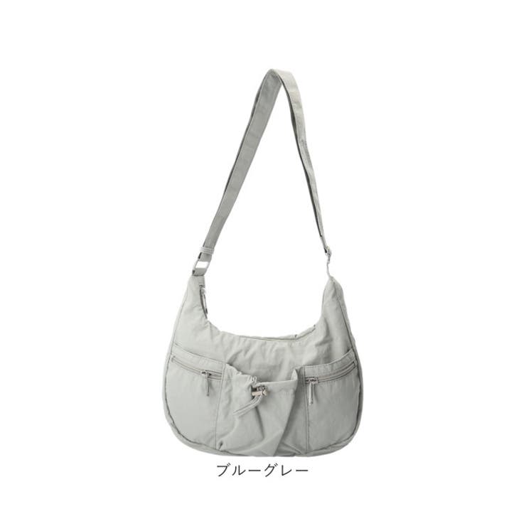 laportadizucchero シワ加工ナイロンショルダーバッグ[品番