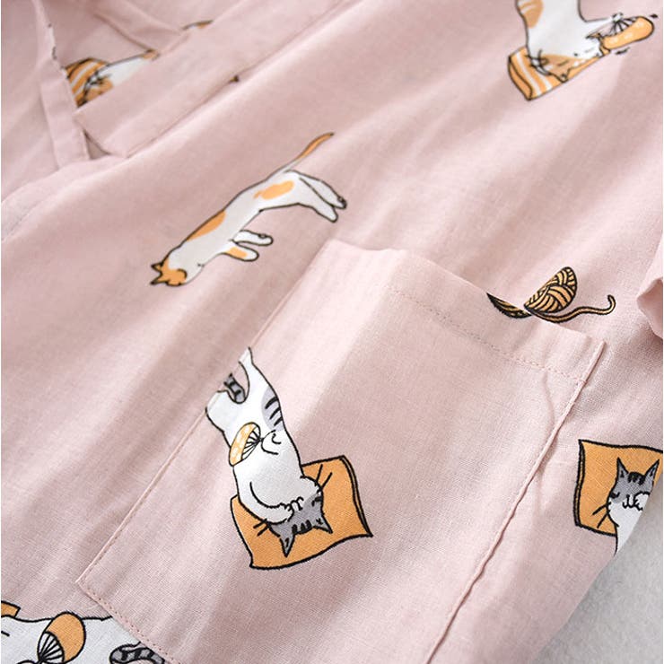 甚平風パジャマ ダブルガーゼ ルームウェア | BACKYARD FAMILY | 詳細画像12 